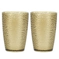 thumbnail image 1 of Vasos de Plástico Transparentes Reutilizables, Juego de Vasos de 12.8oz (Marrón, 2 Piezas), 1 of 7