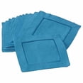 thumbnail image 4 of SARO 6100C.SE6S 6 in. Square Hemstitch Cocktail Napkin - Sea Green  Set of 12, 4 of 7