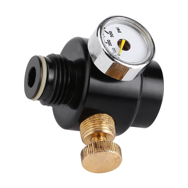 Regulador de CO2 y aire comprimido de acero aleado (1 unidad) con presión de salida de 0 a 300 psi