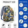 thumbnail image 6 of Campus Commuter Hawaii Tropical Wind Palm Leaves Backpack: Durable & Lightweight Laptop Daypack for Students, Large Capacity Bookbag, An Excellent Gift for Women and Men for High School & College, 6 of 6