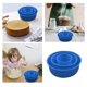 thumbnail image 3 of Yuarrent Molde para pasteles de panadería, molde de silicona resistente a altas temperaturas antiadherente, herramienta para hornear Utensilios de cocina Azul 3 piezas / juego, 3 of 6