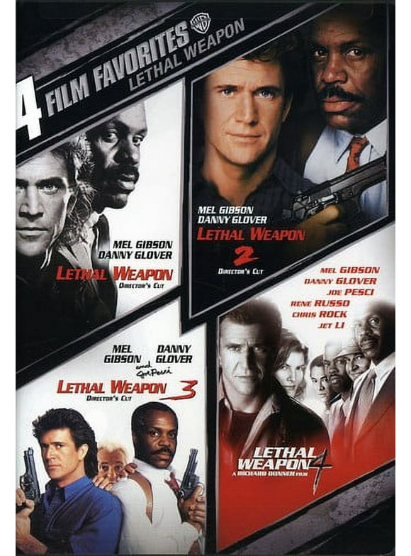 4 Film Favorites: Lethal Weapon (DVD), Warner Home Video, Action & Adventure