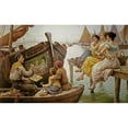 thumbnail image 3 of Paoletti, Antonio 14x10 Black Modern Framed Museum Art Print Titled - The Three Graces, 3 of 5