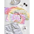 thumbnail image 3 of What You Love Quote Tie Dye Spiral Women -Image by Shutterstock, Female Large, 3 of 4