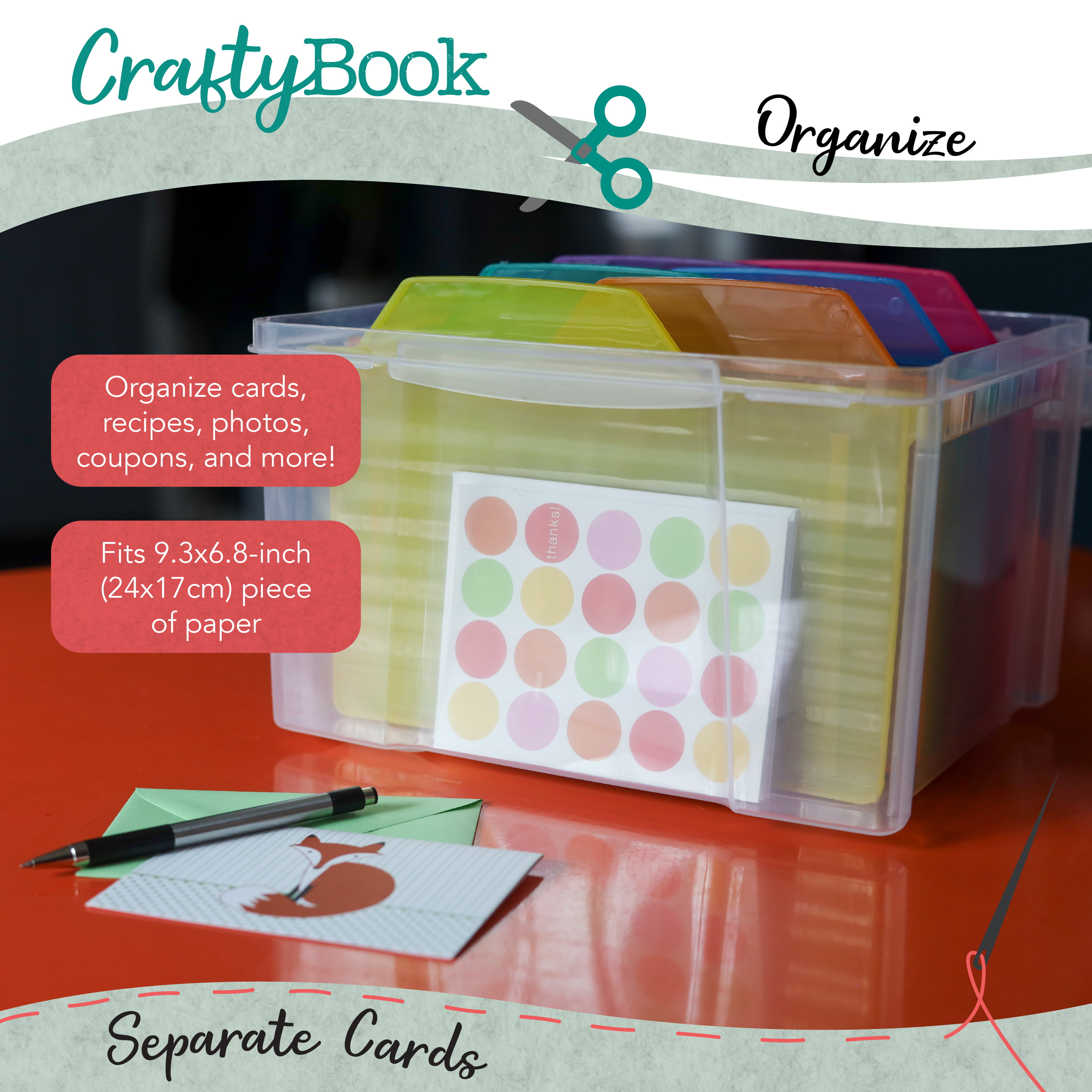 Greeting Card Organizers - Boxes & Books