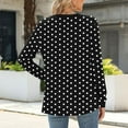 thumbnail image 4 of Xuniizn Blouses for Women, Floral Printed V Neck Long Sleeve Business Casual Tops, Soft Cozy Loose Dressy Work Blouses, S-2XL, 4 of 6