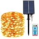 thumbnail image 1 of Serie Navideña Solar Luces Led Guirnalda 10 Metros 100 Leds, 8 modos de luz, carga mediante panel solar, cable de cobre impermeable, decoración para jardín, habitación, interior, exterior, navidad ecomlab  Navideña, 1 of 7