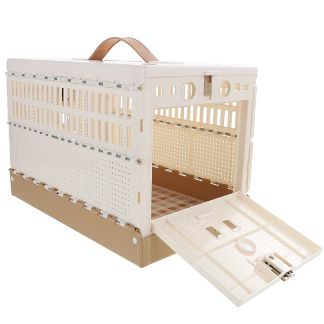 Foldable Pigeon Cage Plastic Pigeon Domestication Cage Transportation Bird Cage