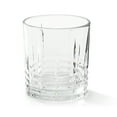 thumbnail image 2 of Martha Stewart Everyday Calista 4 Piece 11.5 Ounce Double Old Fashioned Glassware Set in Clear, 2 of 4