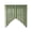 Green, Beige, variant on WeDecorBay Branch Embossed Sheer Valance Curtain, V Shaped Tassel Short Curtain, Rod Pocket Light Filtering Window Curtain for Kitchen Indoor Decor, 3 Sizes Available, 1 Panel