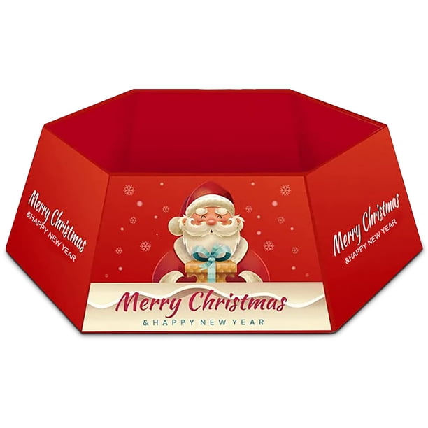 Decoración de falda de árbol de Navidad feliz FleinngHoz JD711621241