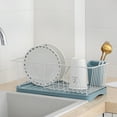 thumbnail image 5 of Multifunctional Kitchen Dish Drainer Drain Board Sundry Storage Rack Easy to Use, 5 of 11