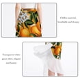 thumbnail image 2 of Tangerine Women's Chiffon Beach Dresses Summer Dress with Polyester Straps, 2 of 6