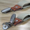 thumbnail image 4 of Elastic Suspenders, 4 Clips Khaki, 4 of 4