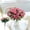 Pink, variant on 18 Heads Fake Roses Artificial Cemetery Flowers for Grave 14.57" , UV Resistant Fake Flower Bouquet Faux Silk Roses for Home Wedding Table Centerpiece Photography Props Spring Cemetery Decor