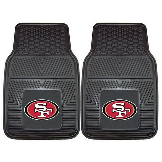 San Francisco 49ers Car Mats Heavy Duty 2 Piece Vinyl