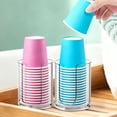 thumbnail image 6 of Emlimny Bathroom Cup Dispenser, 2 Pack Mouthwash Cups Holder, Small Disposable Paper Cup Holders for Rinsing Cups On Bathroom Vanity Countertops, 6 of 8