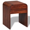 thumbnail image 2 of vidaXL Bedside Cabinet Acacia Wood Brown 16.3"x16.5", 2 of 6
