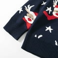 thumbnail image 3 of XFHLMJFF Boys Girls Christmas Sweater Cute Cartoon Reindeer Toddler Warm Long Sleeve Tops Knitwear Cardigan Coat Fall Winter Clothes, 3 of 8