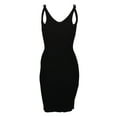 thumbnail image 2 of RACHEL Rachel Roy Womens Rich Black Ribbed Bodycon Dress XS, 2 of 3