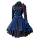 thumbnail image 2 of Womens Halloween Costumes 2024 Cosplay Gothic Dresses Fashion Women Vintage Gothic Court Square Collar Patchwork Princess Dress, 2 of 4