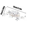 thumbnail image 2 of Rain&Star Bridal Hair Clip Silver Pearl Wedding Comb Handmade Rhinestone Headpiece For Bridesmaids And Bridal Party Hair Accessories, 2 of 6