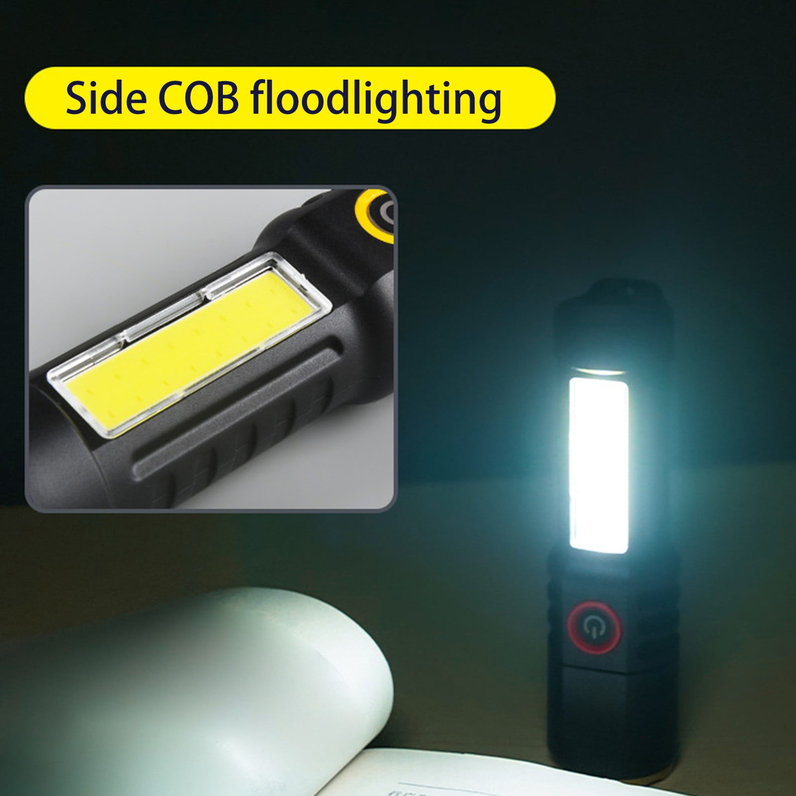IPEWLEX 1000 Lumens Super Bright LED Flashlight, Zoomable and Rechargeable with 4 Modes, Powerful Handheld Flashlight, IPX6 Waterproof