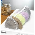 thumbnail image 4 of Whitmor Mesh Hosiery Wash Bag White 4-Compartment, 4 of 4