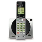 VTech DECT 6.0 Expandable Cordless Phone with Call Block, CS6919 (Silver & Black)