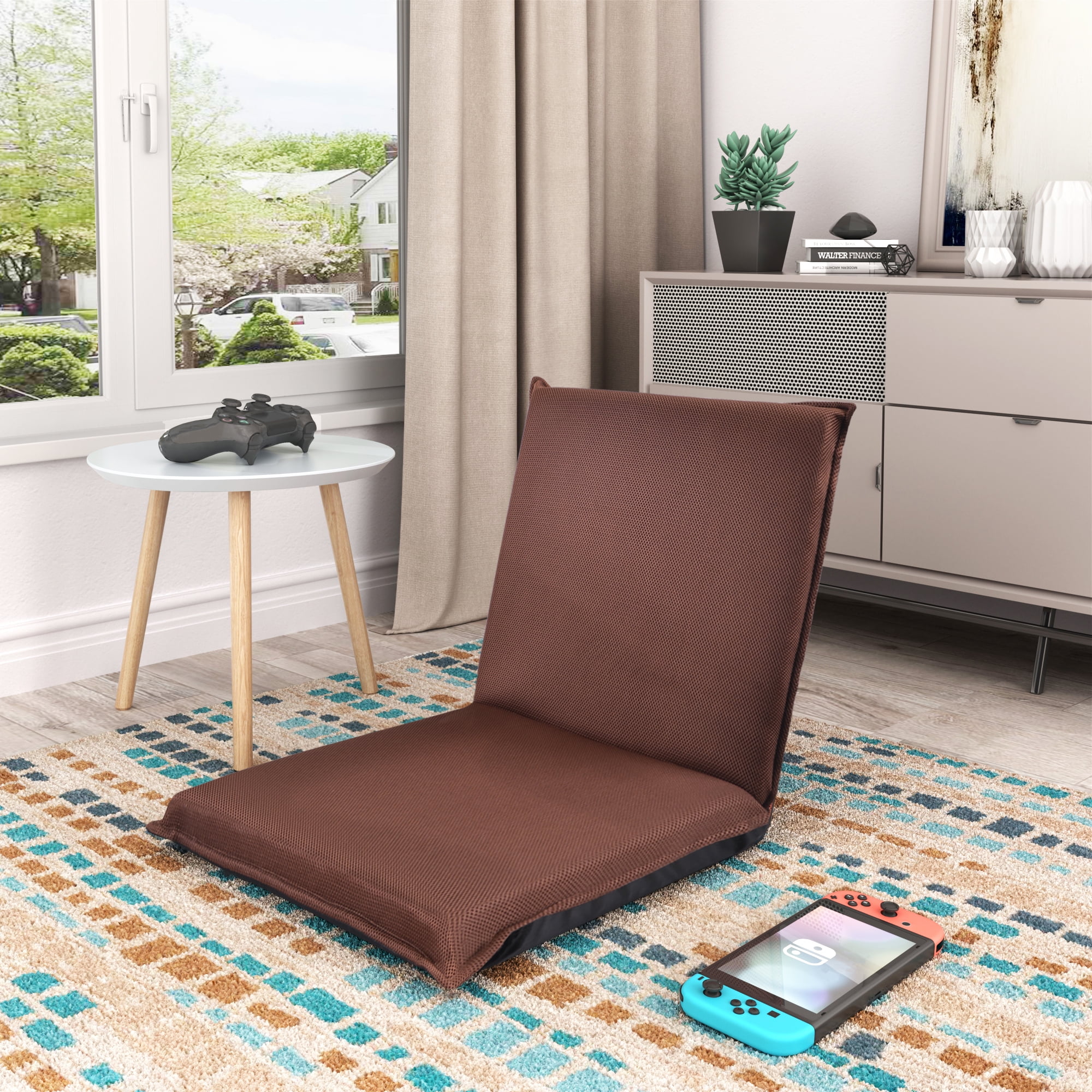 Portable Sofa Bed, Foldable Sleeper Chair Padded, Floor Futon Sofa for