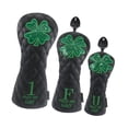 thumbnail image 3 of Siruishop 3 Pcs Housse de Golf Housse de Tête de Golf Protection de Queue de Golf Anti-Rayures Golf Noir, 3 of 8