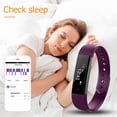 thumbnail image 3 of ID115HR Pulsera inteligente Pulsera Monitor de frecuencia cardíaca Compatible con Bluetooth 4.0 (Púrpura), 3 of 8