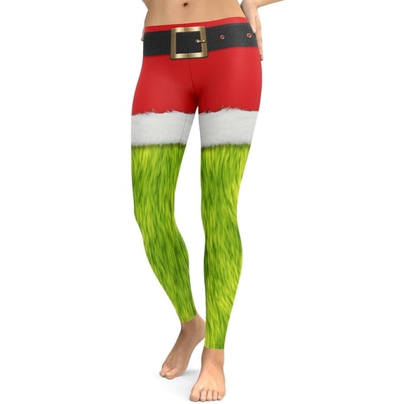 Grumpy Christmas Leggings Size: XS for Women | FIERCEPULSE