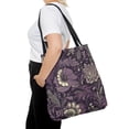 thumbnail image 4 of Tote Bag in Purple Jacobean Pattern, 4 of 4