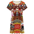 thumbnail image 3 of Carnival Circus Amusement Family Theme Park Dress Summer Street Style Dresses Female Short Sleeve Printed Sundress, 3 of 7