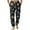 Black, variant on Men's Drawstring Pocket Cuffed Casual Pants Home Sleep Pants with Christmas Print Comfortable Soft Lounge Men's Trousers,Pink M