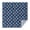 Wolf Portrait Geometric, variant on 70x70 Inch Square Tablecloth, Thick & Durable, Washable, Fits Square or Round Table, Party, Wedding, Buffet,Wolf Portrait Geometric Blue Pattern