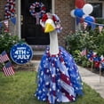 thumbnail image 2 of Rirozkan 4th of July Star Tutu Skirt and Hat Set, Patriotic Goose Clothes, Independence Day Tulle Outfit for Lawn Geese, Funny Costume for Patio Decoration, 23 Inch, 2 of 7