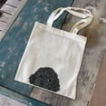 thumbnail image 7 of WIRESTER 14.17 x 12.2 inches Cotton Tote Bag Reusable Grocery Shopping Cloth Bags - Animal Black Toy Poodle Dog, 7 of 7