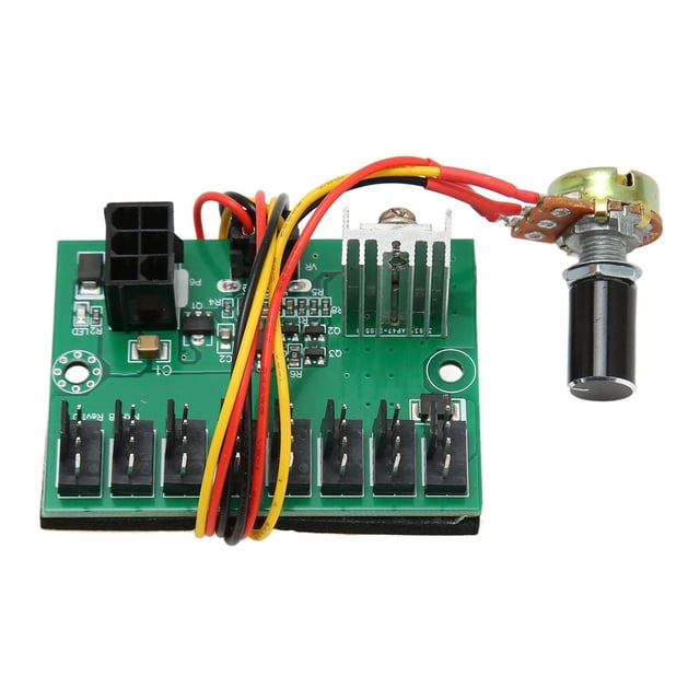 Concentrador De Ventilador PWM, Cable De 300 Mm Concentrador De Ventilador De 8 Vías Amplia Compatibilidad Para Ventilador De 3 Pines ANGGREK PWM Fan Hub