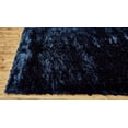 thumbnail image 6 of Freya Plush Shag Rug with Metallic Sheen, Dark Blue, 10ft x 10ft Round, 6 of 6