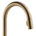 thumbnail image 2 of Delta Single Pull Handle Kitchen Sink Faucet Tap, Champagne Bronze 9159-CZ-DST, 2 of 6