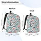 thumbnail image 2 of Disketp Colorful Shark Mochila de Lona Estampada, Mochila Escolar de Viaje Ligera para Estudiantes y Portátil-Medium, 2 of 5