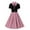 Rose Chaud, variante sur LOVZFMLL Robe Mi-Longue Style Rétro de Cour pour Femme Bleu G