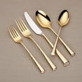 thumbnail image 2 of Lenox Imperial Caviar Flatware Gold 5-Piece Place Set, 2 of 5