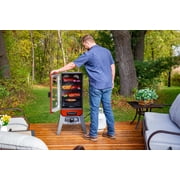 Pit Boss 3-Series Gas Smoker in Red Hammertone - PBV3G1