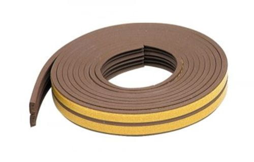 17 Feet M-D Building Products 2550 All-Climate Edam Weatherstrip P Strip Brown 