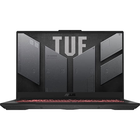 ASUS 2023 TUF FA707NU 17.3” 144Hz FHD IPS Gaming Laptop AMD 8-Core Ryzen 7 7735HS 32GB DDR5 1TB NVMe SSD NVIDIA GeForce RTX 4050 6GB GDDR6 WiFi AX RJ45 USB4 w/DP RGB KB Windows 11 Pro w/RE USB