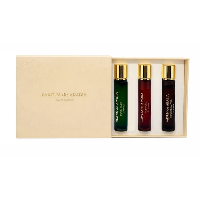 PERFUME DE ARABIA SCENT EDP 3X15ML IMPERIAL SANTAL/RUBY OUD/PEARL MUSK