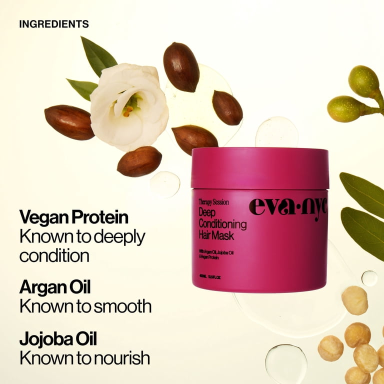 Eva NYC Therapy Session Deep Conditioning Hair Mask, 13.5 Oz photo 8